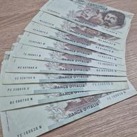 Banconote 100.000 Lire Caravaggio 