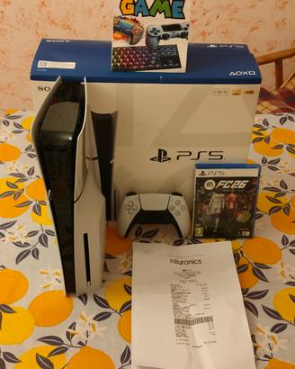 PS5 slim 1Tb lettore disco garanzia ottobre 2027