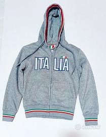 Felpa Italia bimbo con cappuccio