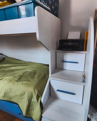 Letto a castello con scale