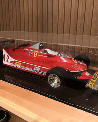 Ferrari 312 t4 Gilles Villeneuve in scala 1:8