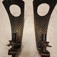 n. 2 applique rame brunito anni 60