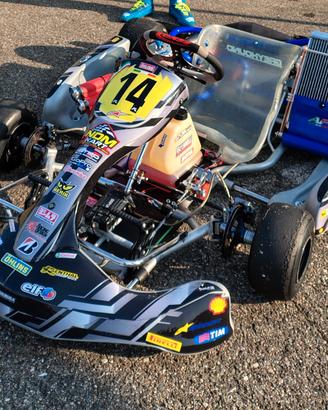 goKart KZ 125 no motore 