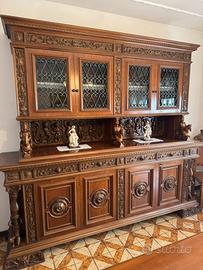CREDENZA SOGGIORNO IN LEGNO MASSELLO
