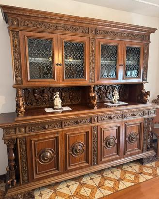 CREDENZA SOGGIORNO IN LEGNO MASSELLO