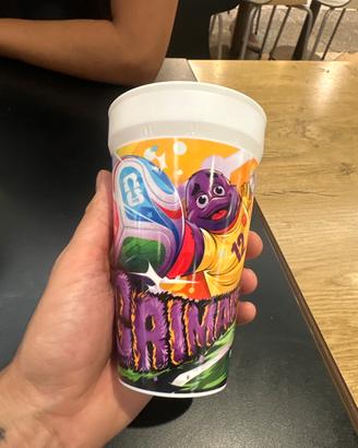 Bicchiere grimace mc donald mondiale