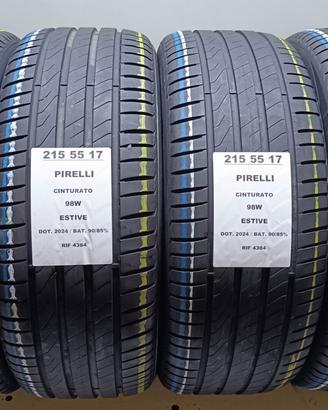 4 GOMME 215 55 17 PIRELLI 2024 RIF4384