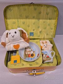 set pappa thun mondo bimbi originale con valigetta
