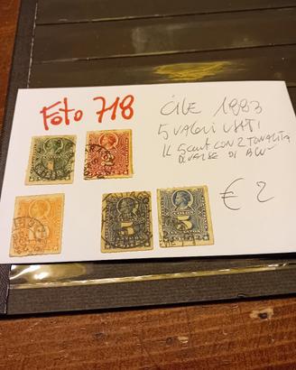 Seconda parte di francobolli di paesi diversi 