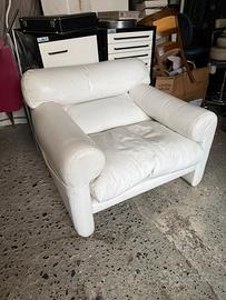 Poltrona anni 70 mod. Smoking per Poltrona Frau