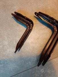 Staffe in metallo per mensole -set da 4