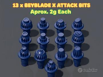 13 Bit Beyblade X Attacco - 2g Ciascuno