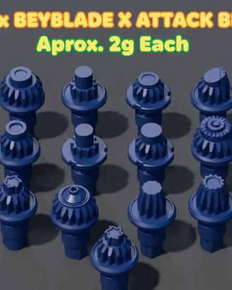 13 Bit Beyblade X Attacco - 2g Ciascuno