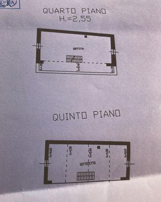 Mansarda piani 3-4 e 5 sottotetto