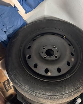 4 cerchi in ferro 14” Fiat Lancia