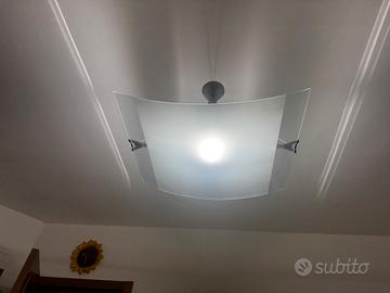 Lampadario sospeso in vetro FontanaArte