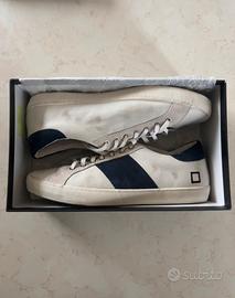 D.A.T.E. hill low nappa white taglia 46 nuove