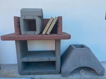 Barbecue in muratura