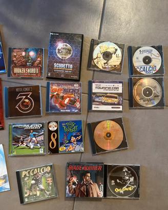 Lotto 39 giochi PC originali anni ’90 / primi 2000