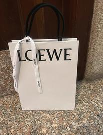 Sacchetto carta shopping bag Loewe + nastrino