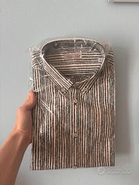 Camicia a righe da uomo