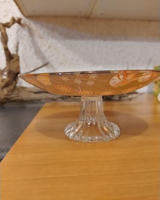 Alzata in vetro per dolci