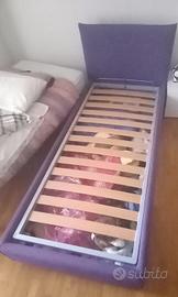 Letto singolo contenitore + materasso