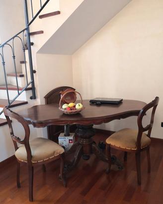 Tavolo + 4 sedie in Stile Barocco Veneziano