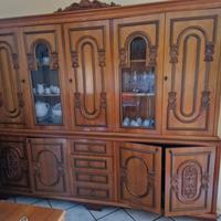 Credenza vintage in legno anni 70 - sala cucina