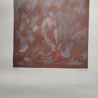 Litografia artista Vittorio Viviani