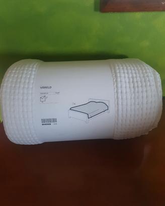 IKEA copriletto matrimoniale  bianco in cotone 