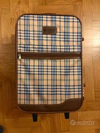 Valigia trolley vintage Listrop – Fantasia Tartan