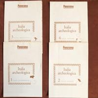 Italia archeologica - 4 mappe e 4 opuscoli - 1969