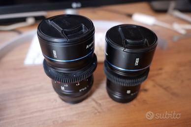 Sirui 35 e 50 mm lenti anamorfiche per M43