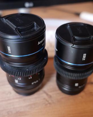 Sirui 35 e 50 mm lenti anamorfiche per M43