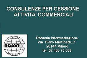 Consulenze cessione attività' comm.le (rif. v/01)