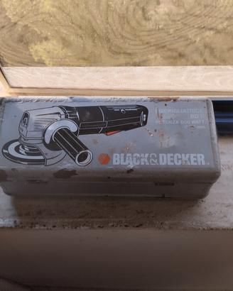 smerigliatrice completa black & deker 