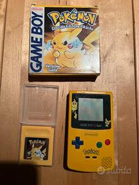 Gameboy color + Pokémon giallo ITA