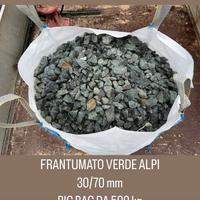 FRANTUMATO VERDE ALPI 30/70 mm BIG BAG O SACCHETTI