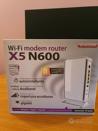 Modem Router WiFi Sitecom X5 N600