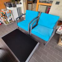 poltrone da esterno con tavolino