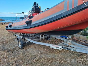 Gommone Marshall con carrello Ellebi omologato