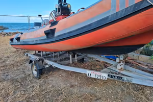 Gommone Marshall con carrello Ellebi omologato