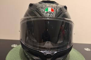 K7 MPLK DAMASCUS BLACK/SILVER -CASCO MOTO