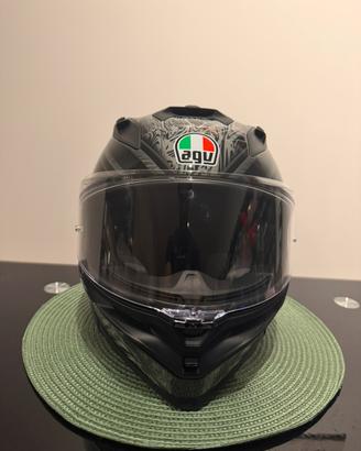 K7 MPLK DAMASCUS BLACK/SILVER -CASCO MOTO
