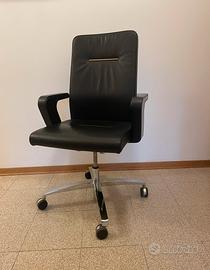 Sedia in pelle