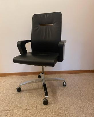 Sedia in pelle
