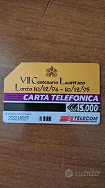 Scheda telefonica rara anni 90