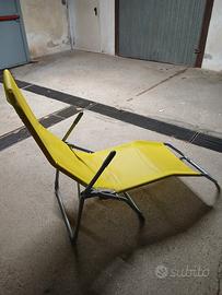 sedia sdraio come foto