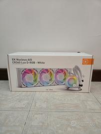 Dissipatore EK Nucleus AIO CR360 Lux D-RGB - White